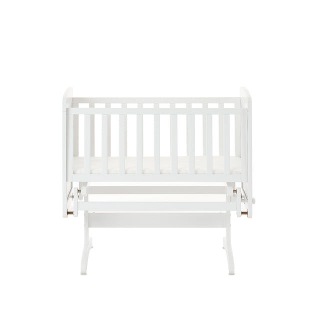 Obaby Gliding Crib + Mattress - White