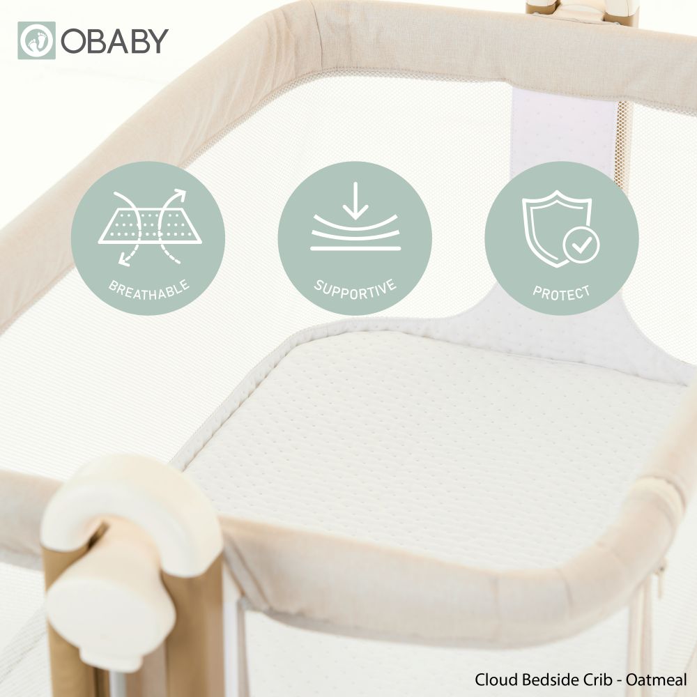 Obaby Cloud Bedside Crib
