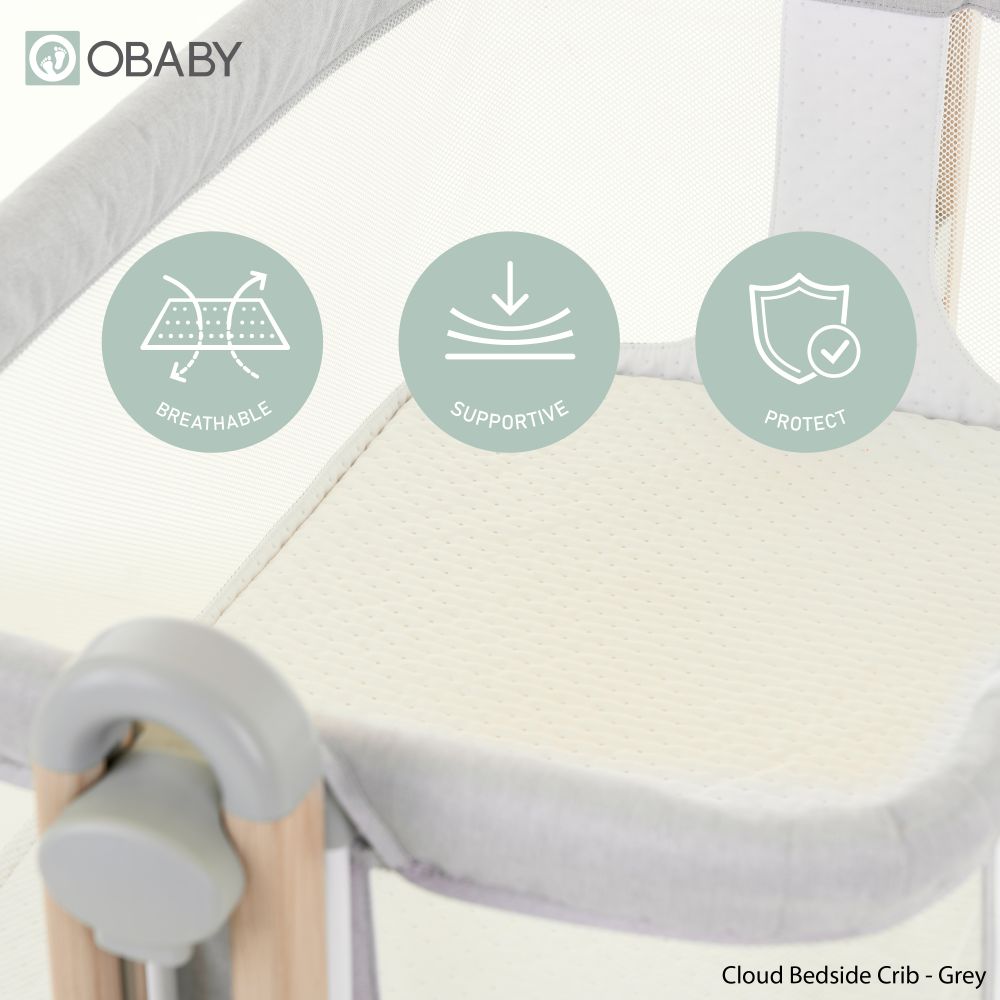 Obaby Cloud Bedside Crib
