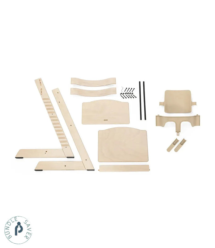 Tripp Trapp® High Chair Bundle Oak Wood