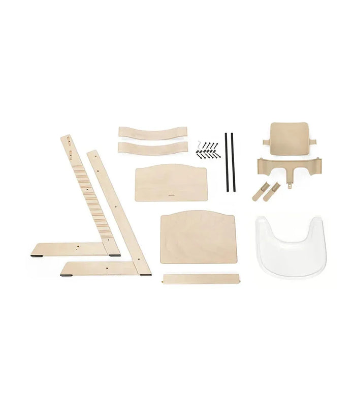 Tripp Trapp® High Chair Bundle + Stokke® Tray Oak Wood