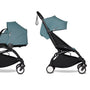 BABYZEN YOYO² (Black Frame) Complete with Bassinet  - Aqua with FREE BACKPACK
