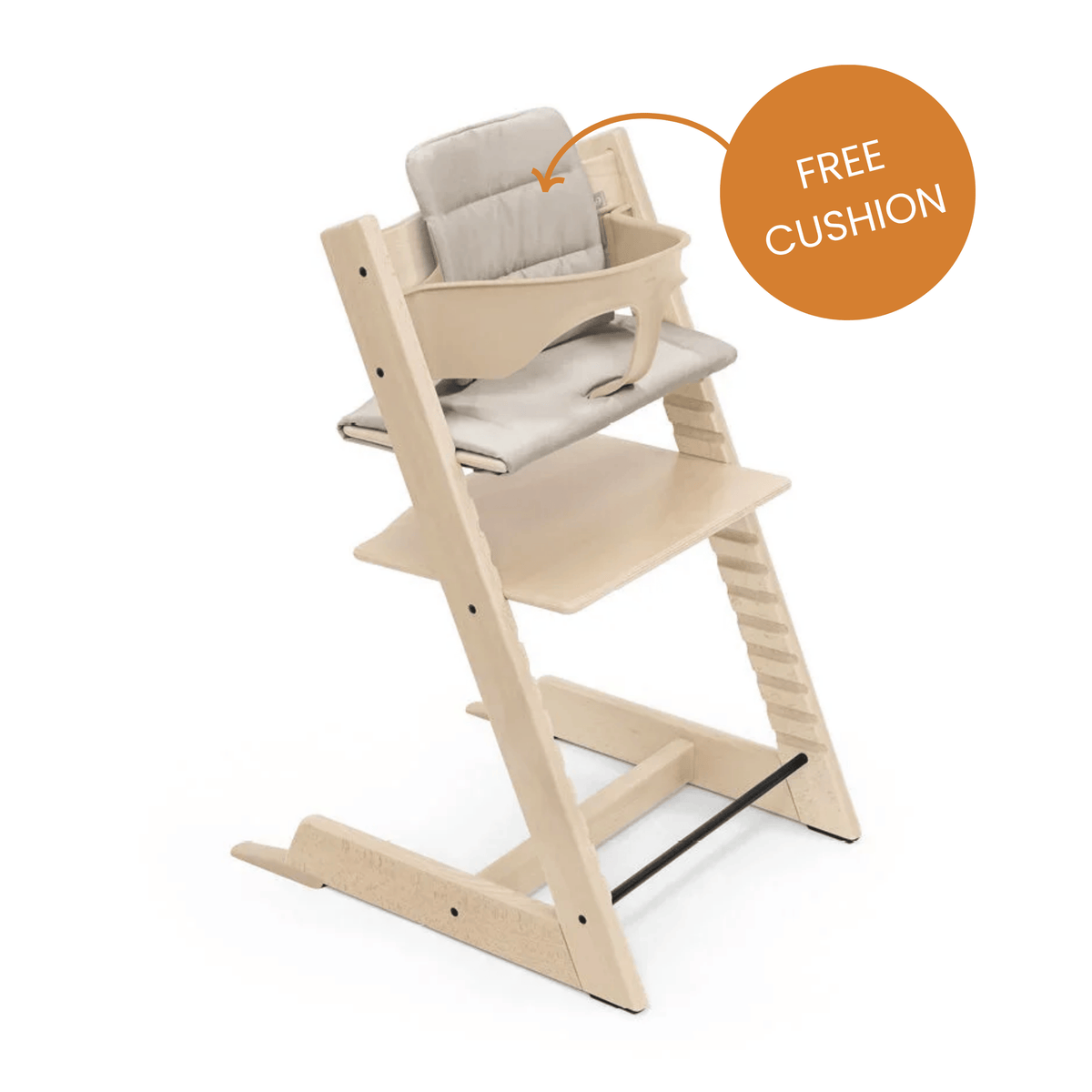 Tripp Trapp® High Chair with Baby Set and Newborn Set | Beech Wood