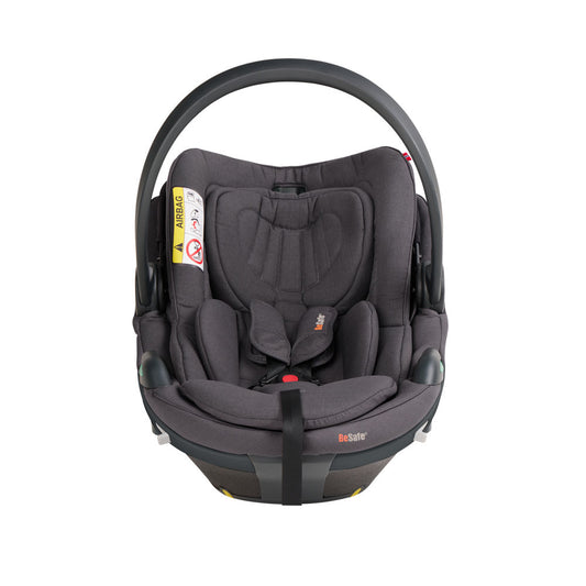 Front view of BeSafe Go Beyond2 in Dark Grey Melange, available from Parent Studio UK