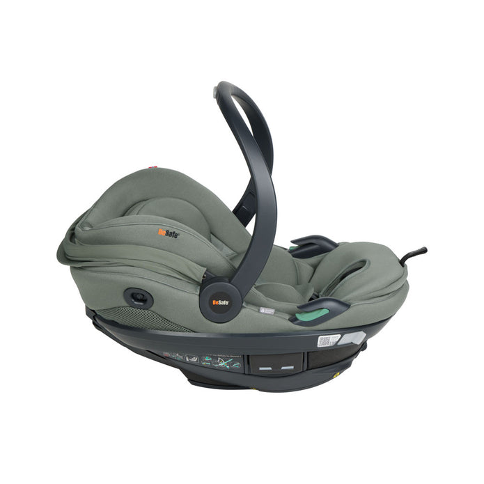Side profile view of BeSafe Go Beyond2 in Meadow Green, available from Parent Studio UK