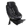 BeSafe Beyond2 toddler car seat attached to BeSafe Beyond ISOFIX base in Anrthracite Mesh in extended position, available from Parent Studio