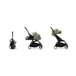 Stokke® YOYO³ stroller with newborn to toddler Black/Olive