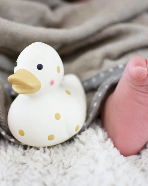 CuddleDuck, 100% Natural Rubber, Bath Teether Toy