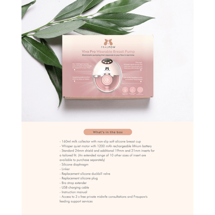 Fraupow Viva Pro Wearable Breast Pump