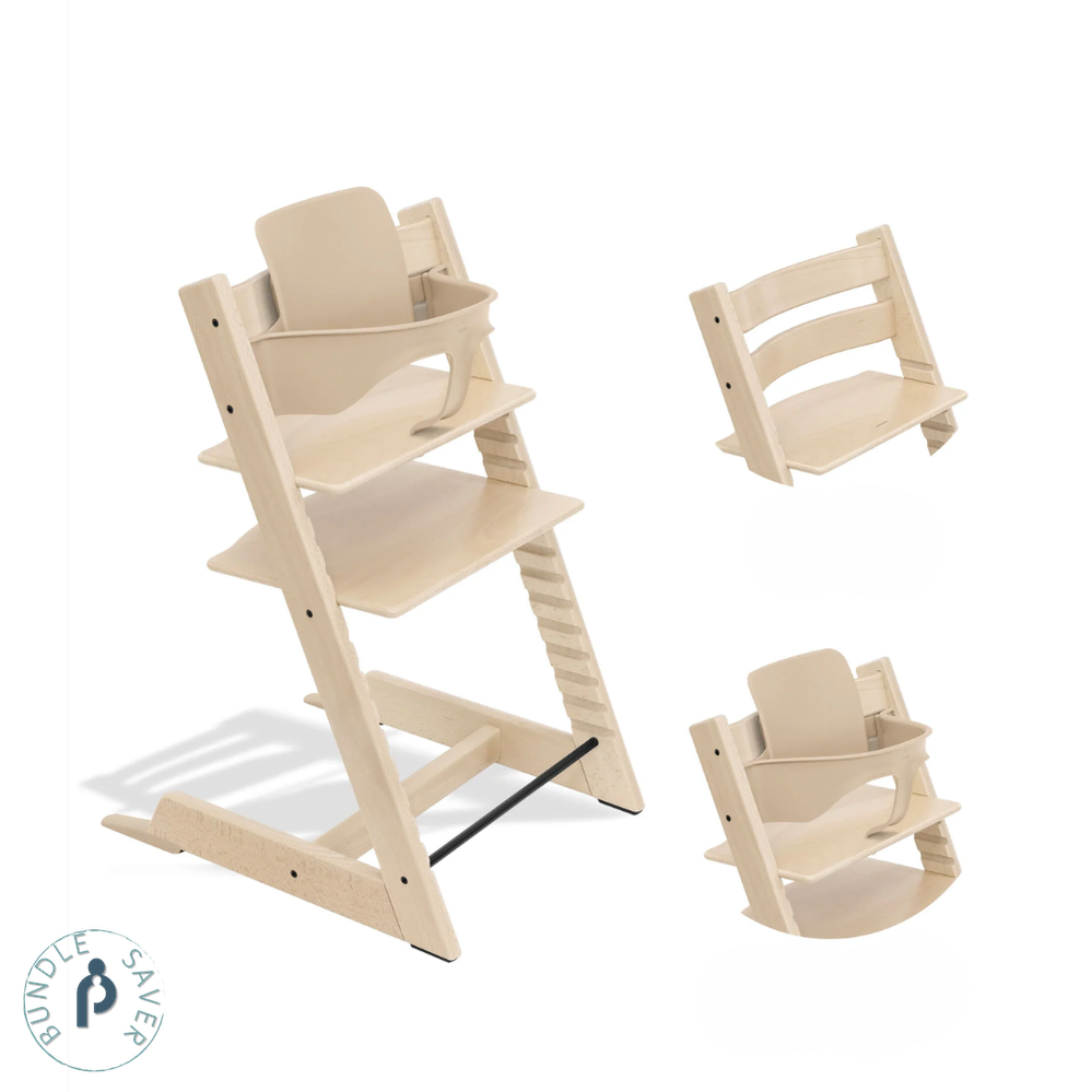 Tripp Trapp® High Chair Bundle - Beech-Bundle-Parent Studio