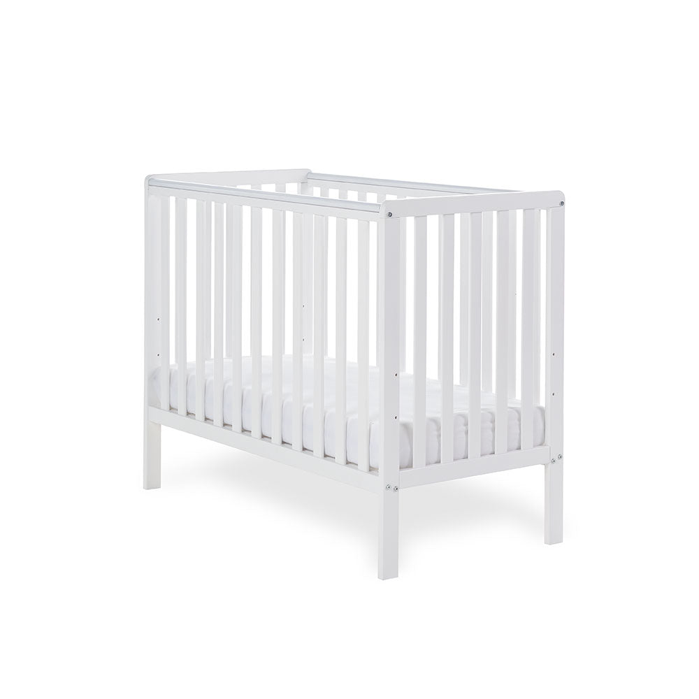 Obaby Bantam Space Saver Cot & Fibre Mattress
