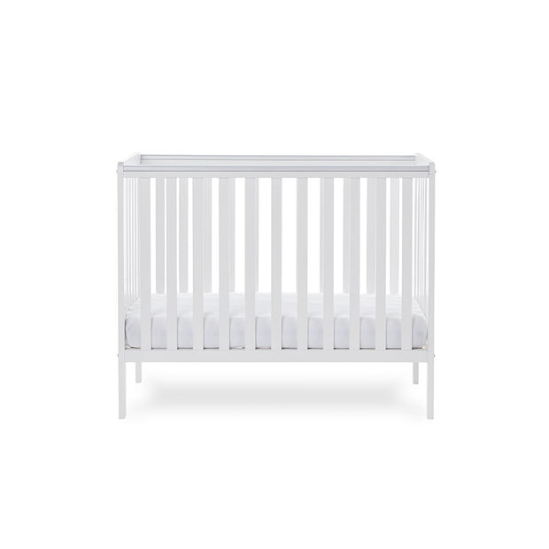 Obaby Bantam Space Saver Cot & Fibre Mattress