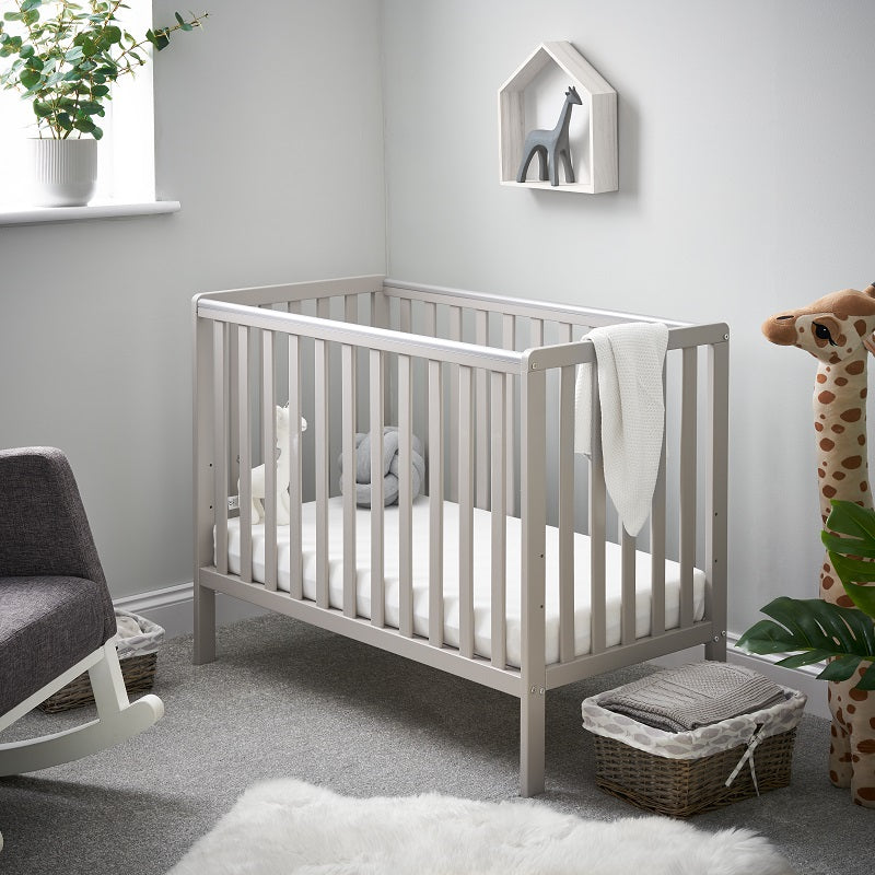 Obaby Bantam Space Saver Cot & Fibre Mattress