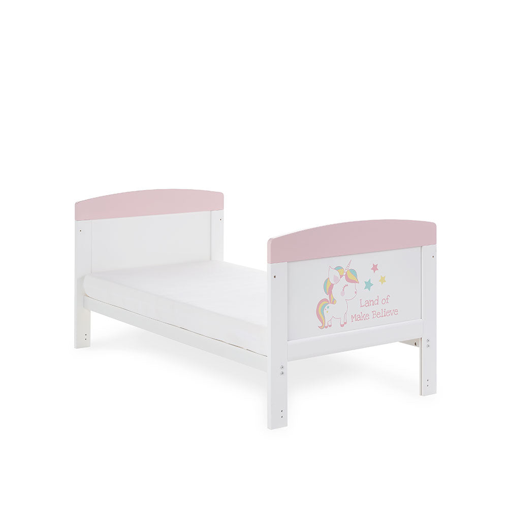 Obaby Grace Inspire Cot Bed - Unicorn/Rabbit/Koala