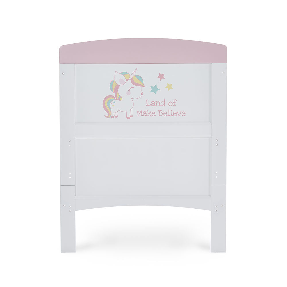 Obaby Grace Inspire Cot Bed - Unicorn/Rabbit/Koala