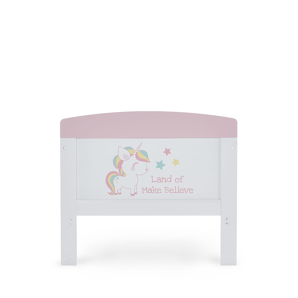 Obaby Grace Inspire Cot Bed - Unicorn/Rabbit/Koala