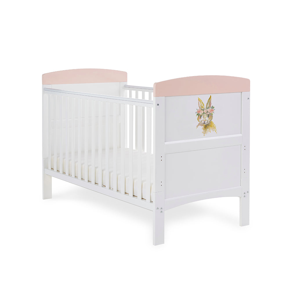 Obaby Grace Inspire Cot Bed - Unicorn/Rabbit/Koala