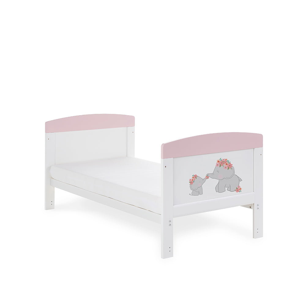 Obaby Grace Inspire Cot Bed - Me & Mini Me Elephants