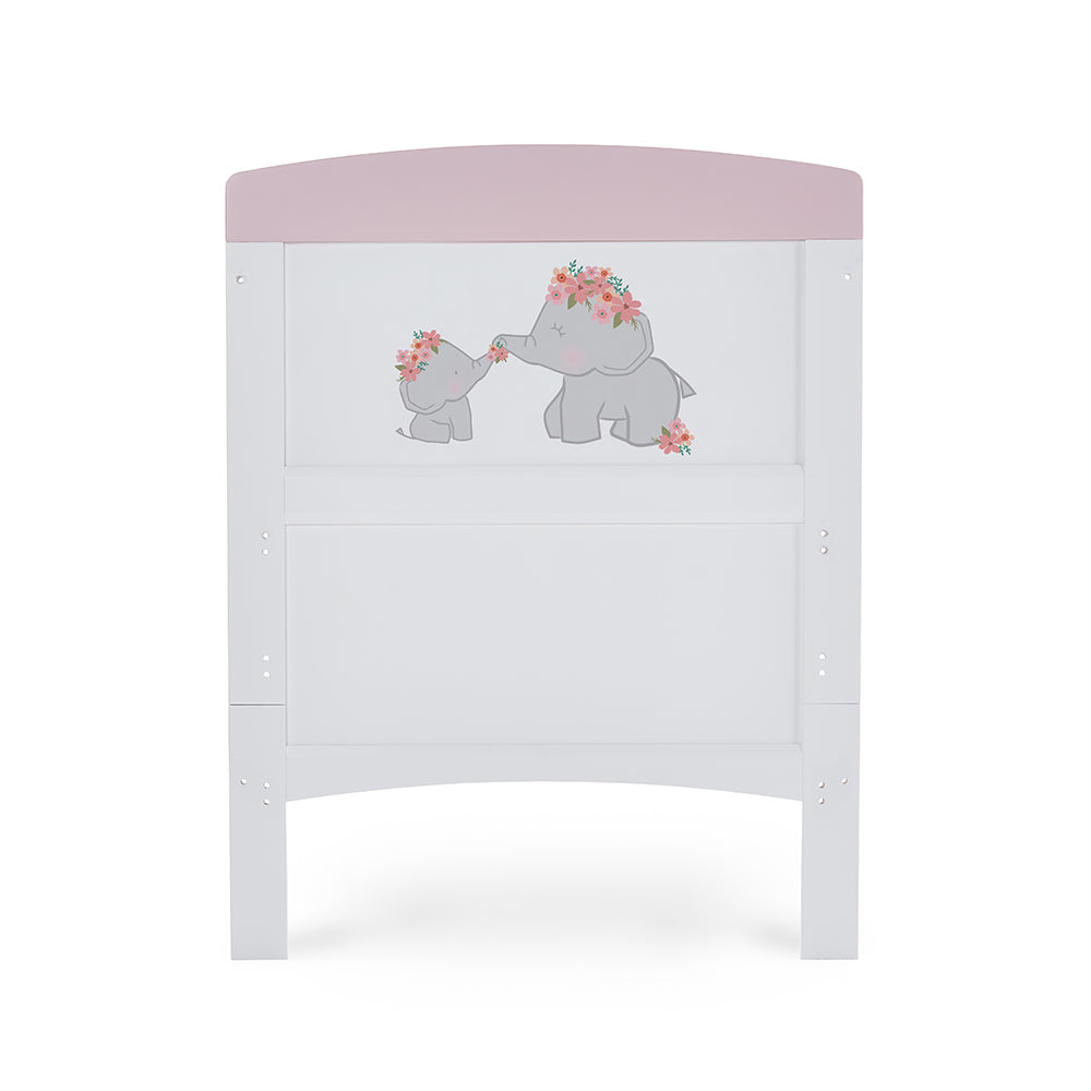 Obaby Grace Inspire Cot Bed - Me & Mini Me Elephants