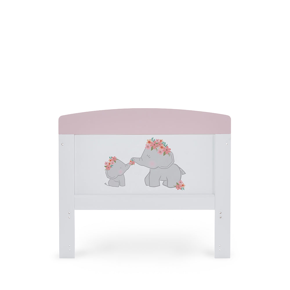 Obaby Grace Inspire Cot Bed - Me & Mini Me Elephants