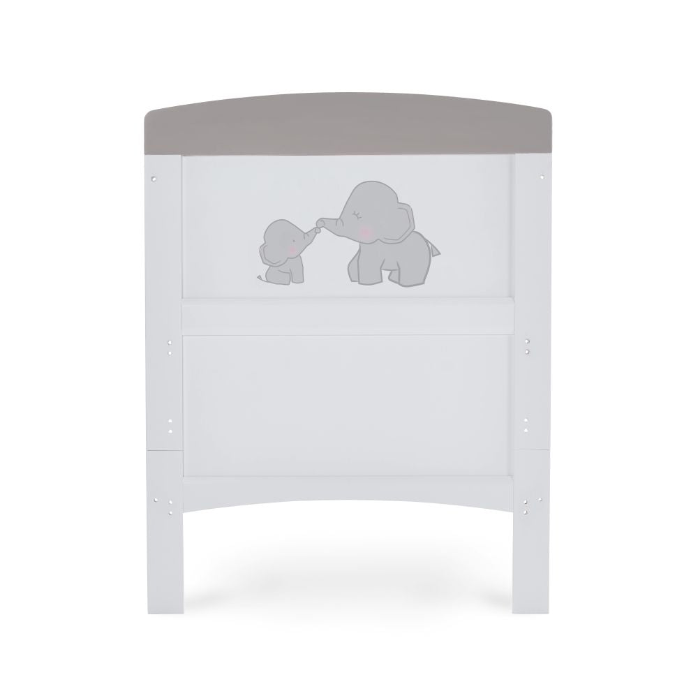 Obaby Grace Inspire Cot Bed - Me & Mini Me Elephants