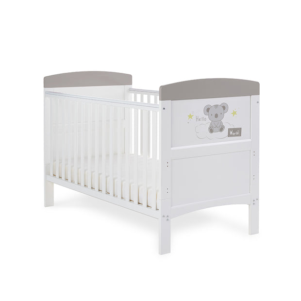 Obaby Grace Inspire Cot Bed - Unicorn/Rabbit/Koala