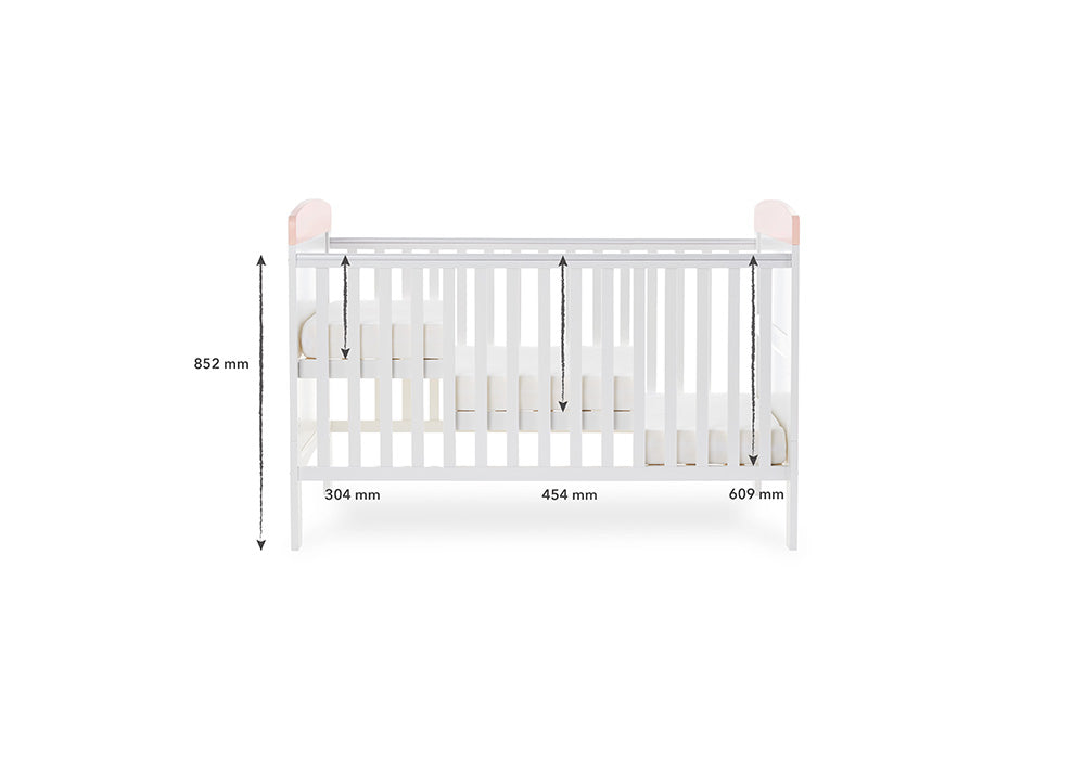 Obaby Grace Inspire Cot Bed - Guess How Much I Love You