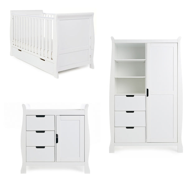 Obaby Stamford Classic Sleigh 3 Piece Room Set