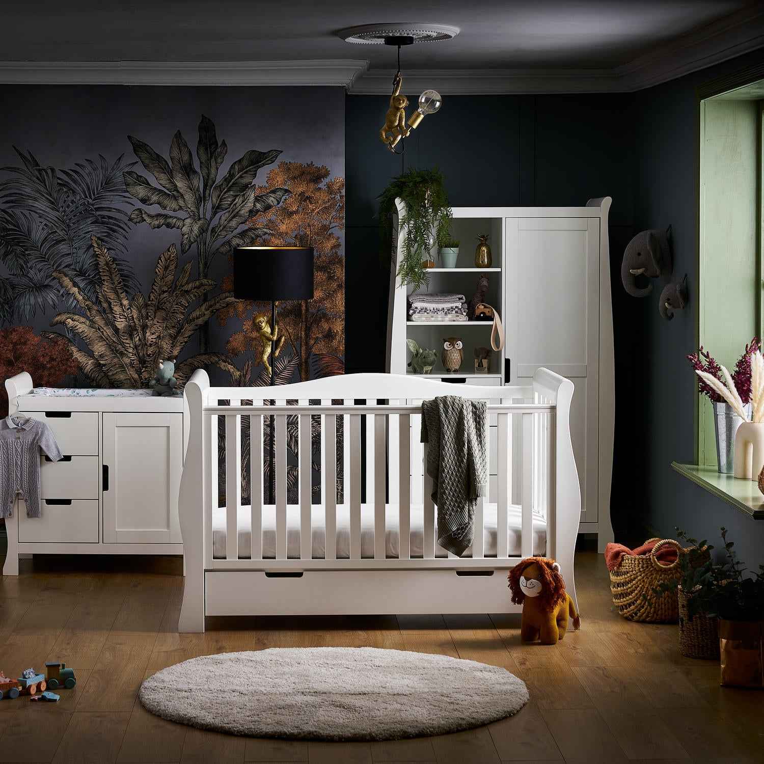 Obaby Stamford Luxe Sleigh 3 Piece Room Set