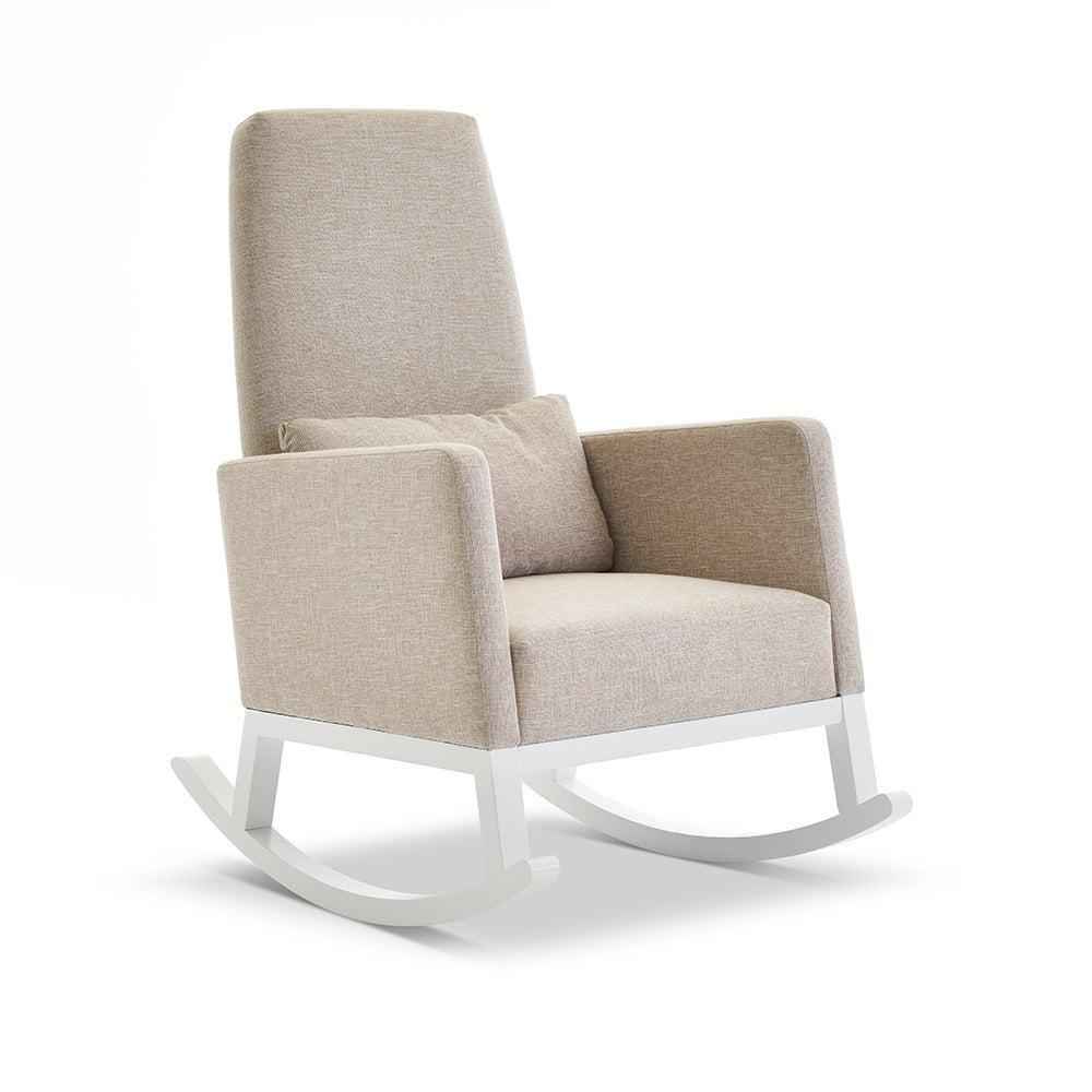 Obaby High Back Rocking Chair Oatmeal