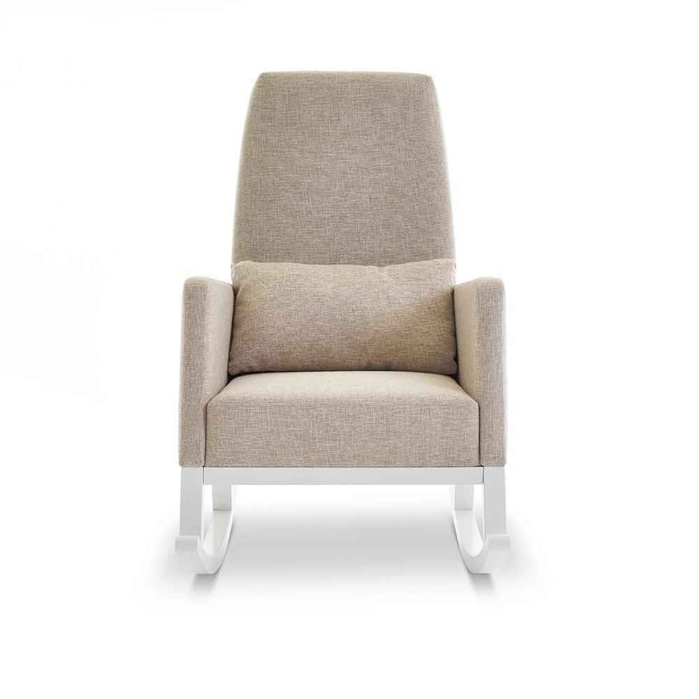 Obaby High Back Rocking Chair Oatmeal