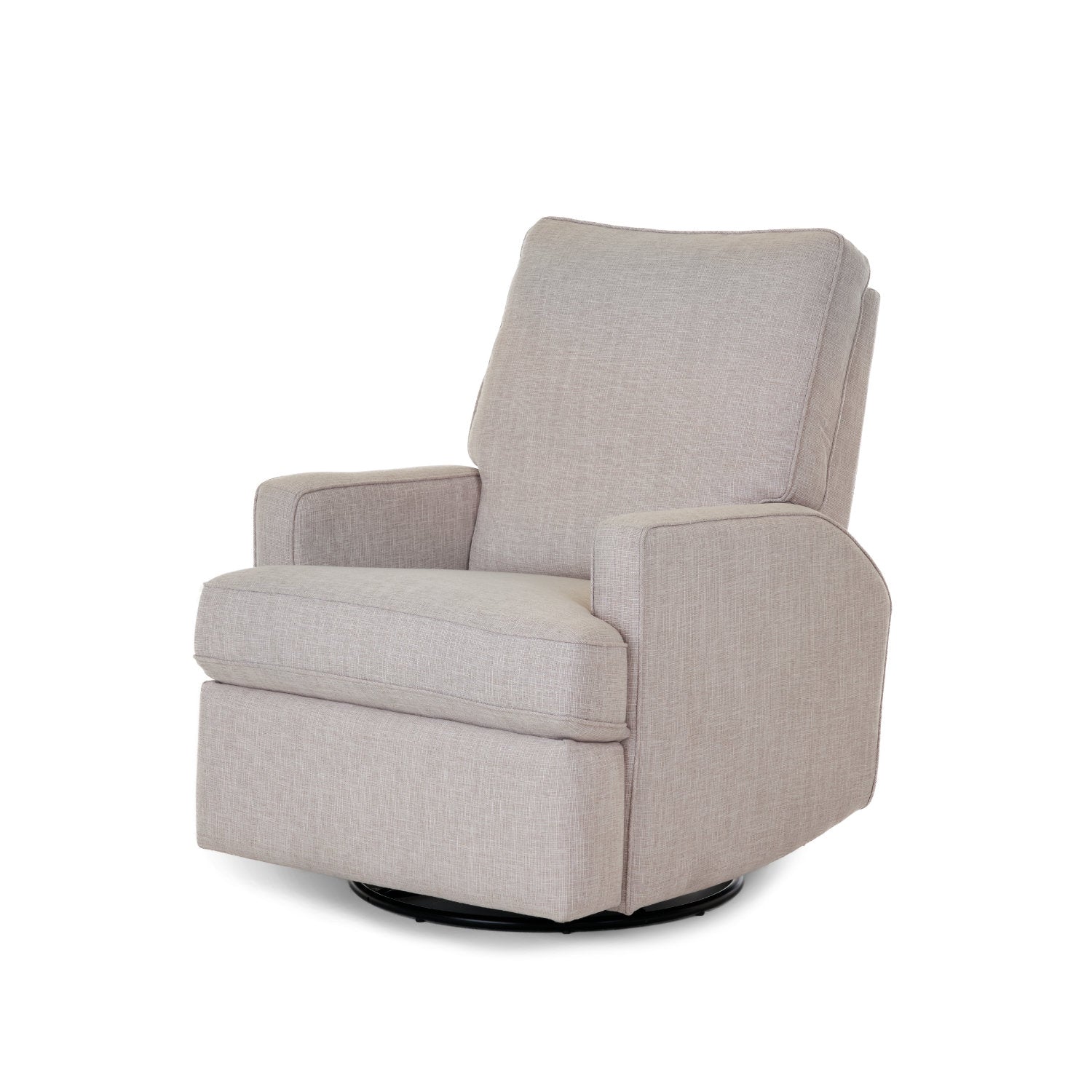 Obaby Madison Swivel Glider Recliner Chair Oatmeal