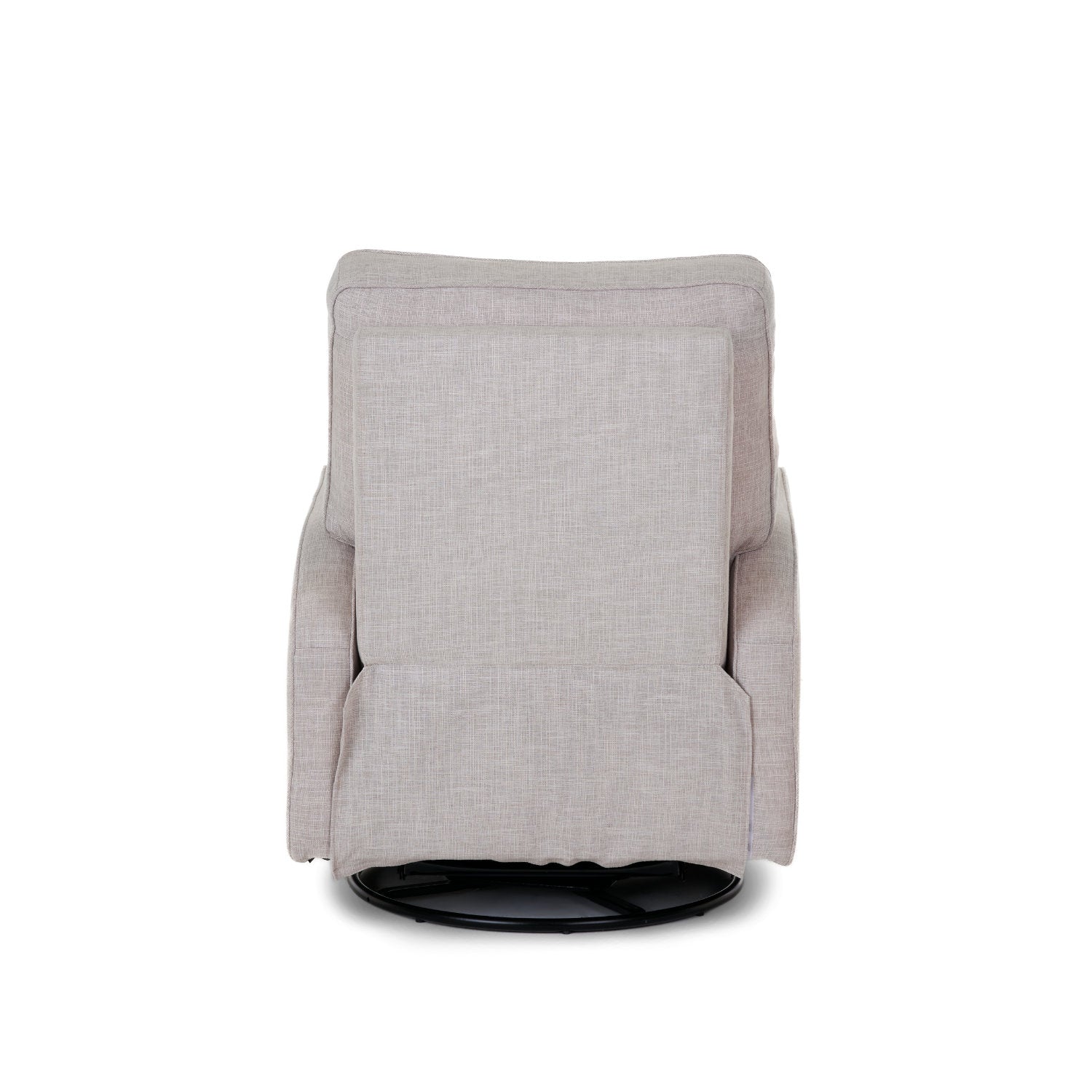 Obaby Madison Swivel Glider Recliner Chair Oatmeal