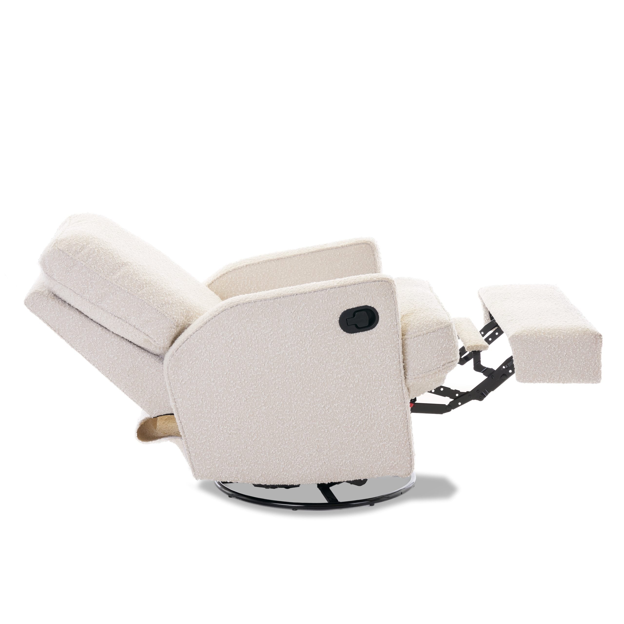 Obaby Madison Swivel Glider Recliner Chair Boucle