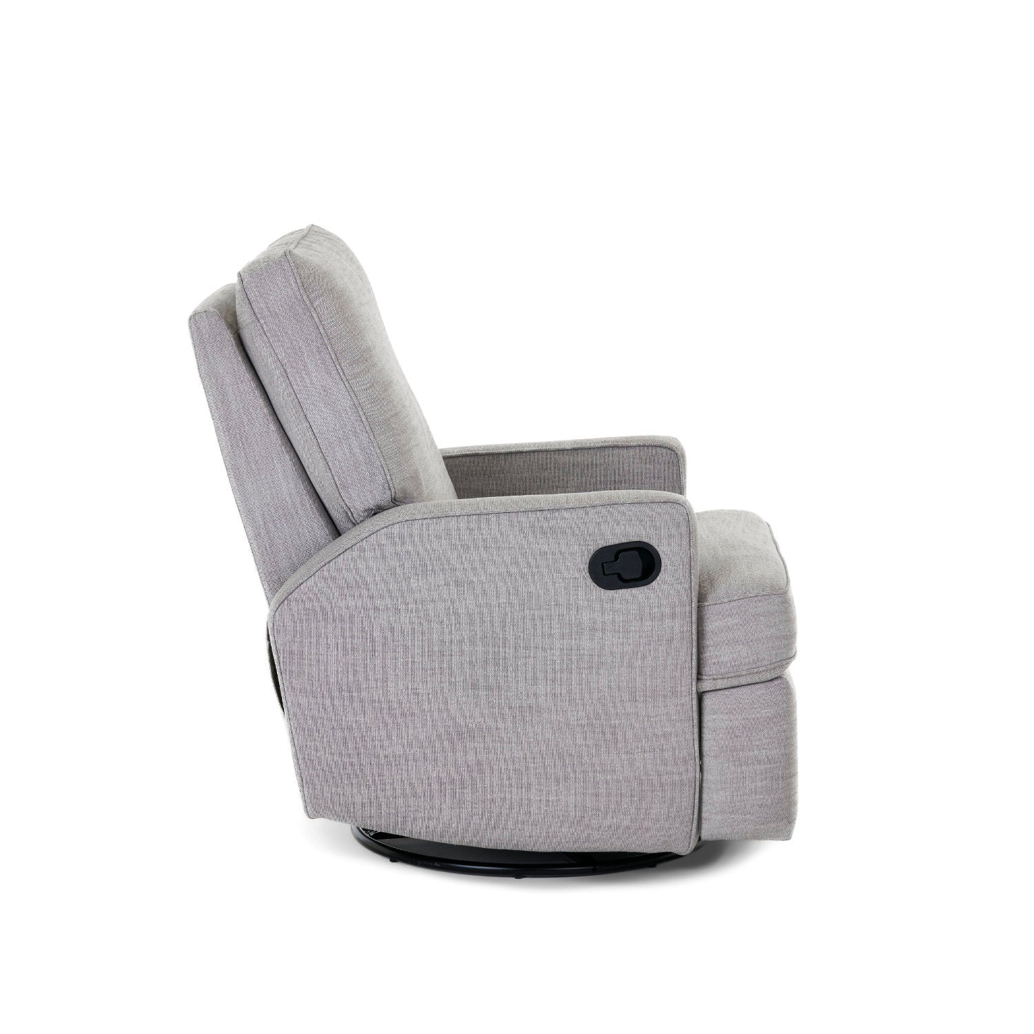 Obaby Madison Swivel Glider Recliner Chair Pebble