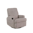 Obaby Madison Glider Recliner Chair in Chenille Mushroom neutral - Available from Parent Studio