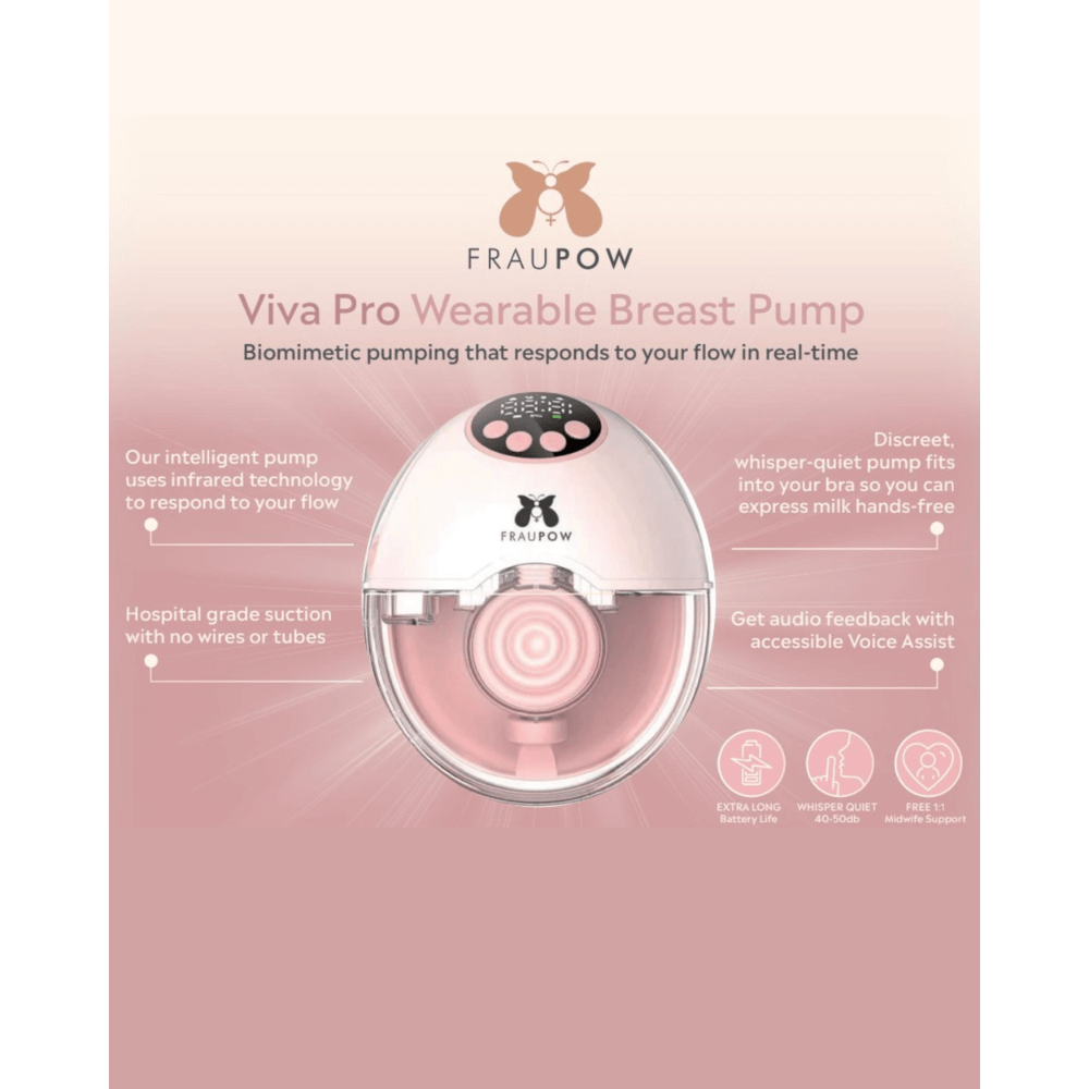 Fraupow Viva Pro Wearable Breast Pump - Parent Studio