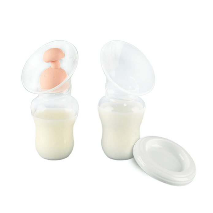 Fraupow Silicone Manual Breast Pump and Milk Collector