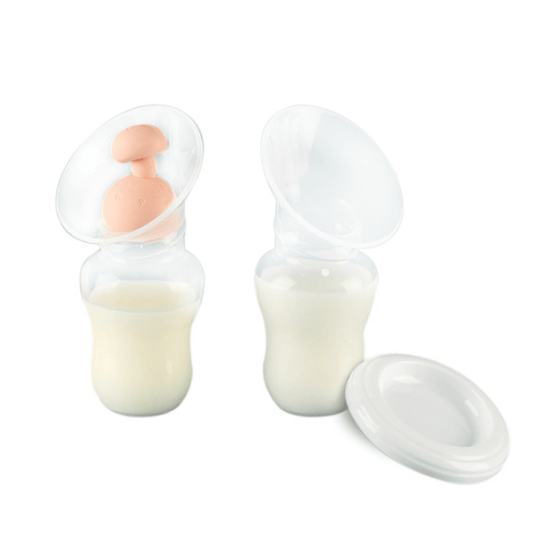 Fraupow Silicone Manual Breast Pump and Milk Collector