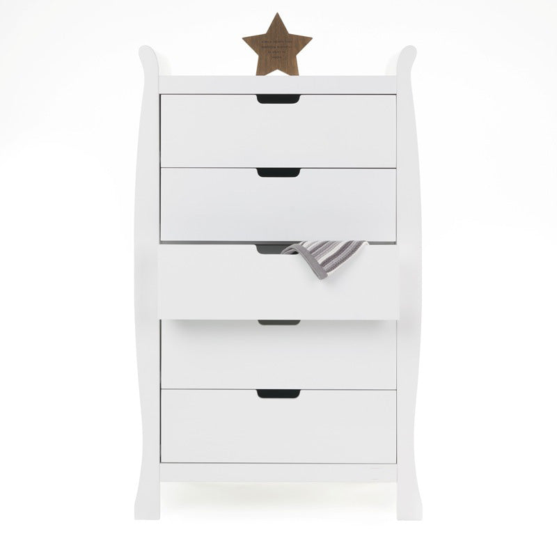 Obaby Stamford Sleigh Tall Chest of Drawers