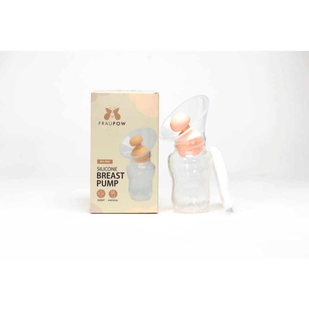 Fraupow Silicone Manual Breast Pump and Milk Collector