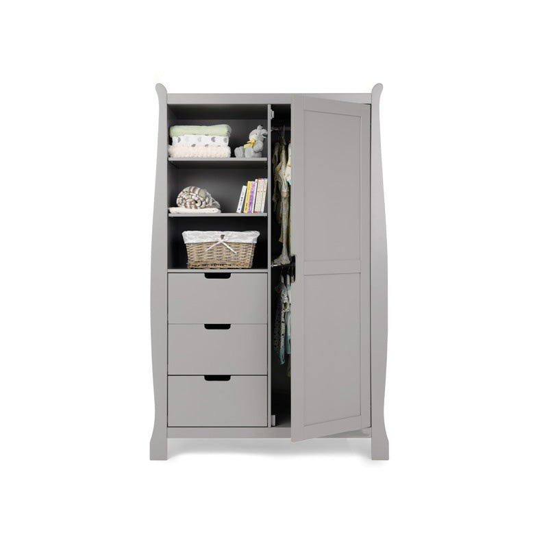 Obaby Stamford Sleigh Double Wardrobe