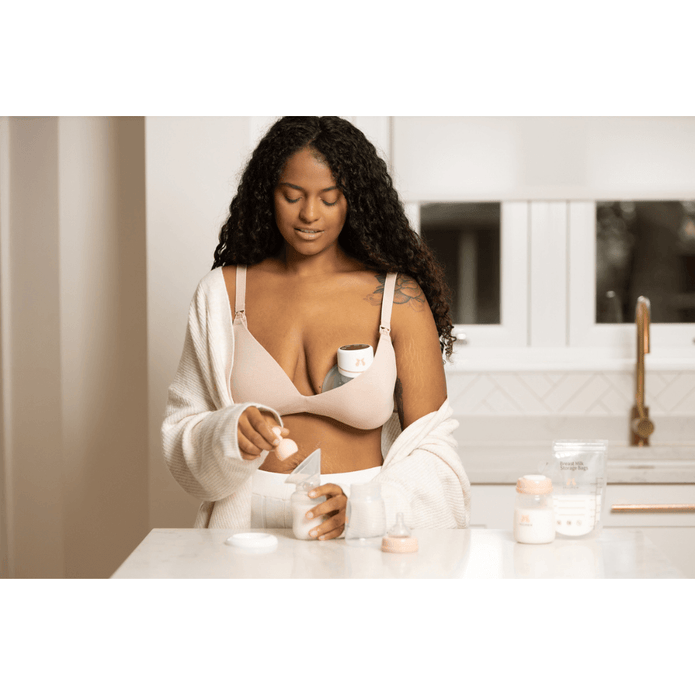 Fraupow Silicone Manual Breast Pump and Milk Collector