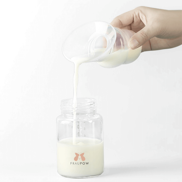 Fraupow Silicone Manual Breast Pump and Milk Collector