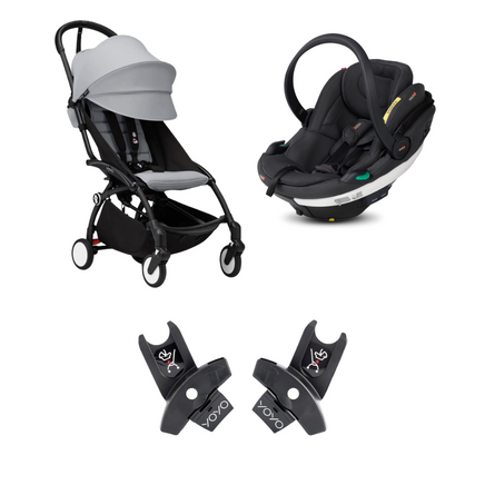 Stokke® YOYO³ 6+ Stroller - 6+ and Car Chair Travel System Bundle-Bundle-Parent Studio