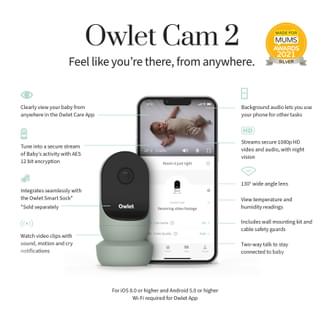 Owlet Cam 2 Baby Monitor / Sage