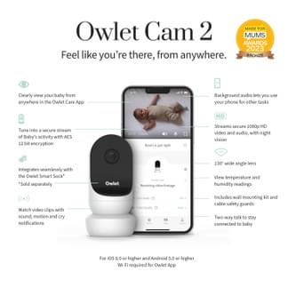 Owlet Cam 2 Baby Monitor / White