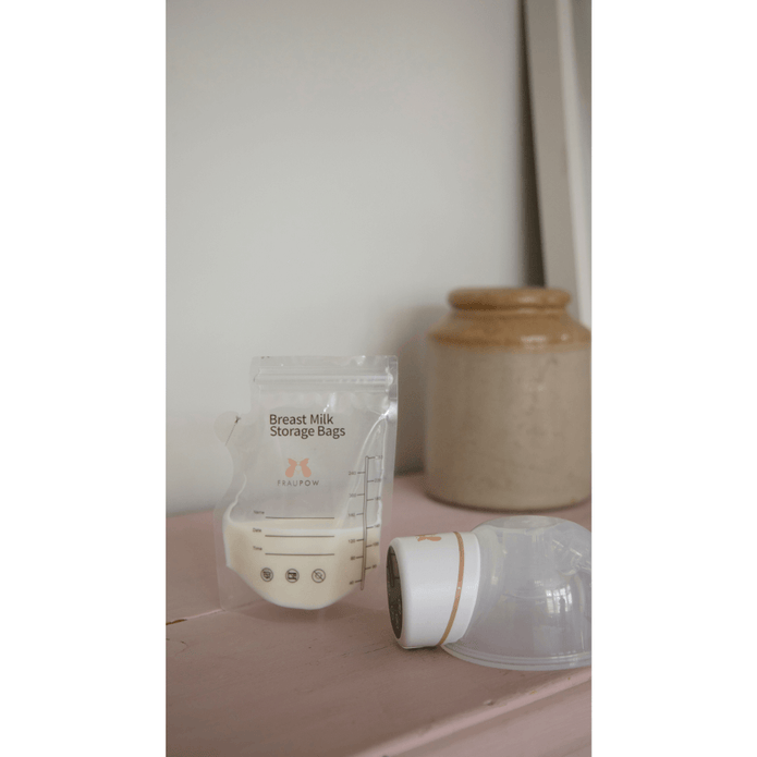 Fraupow Breast Milk Storage Bags | Pack of 30