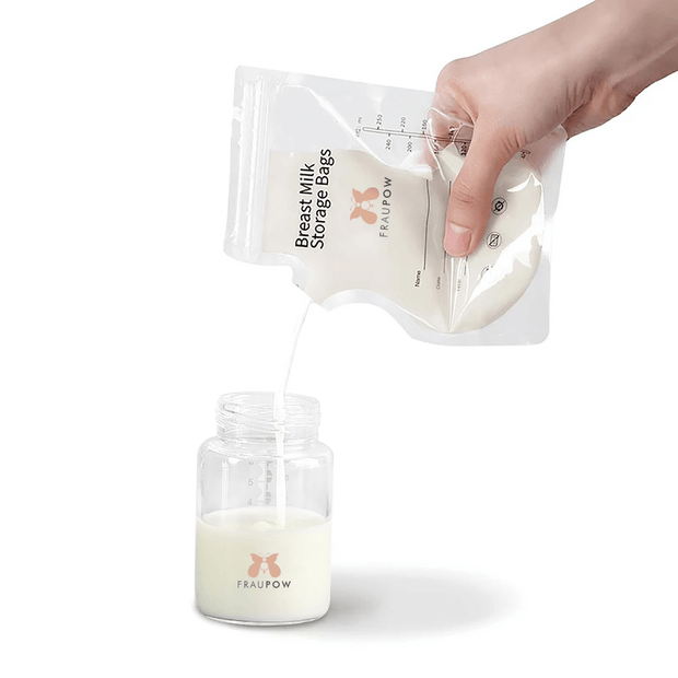 Fraupow Breast Milk Storage Bags | Pack of 30