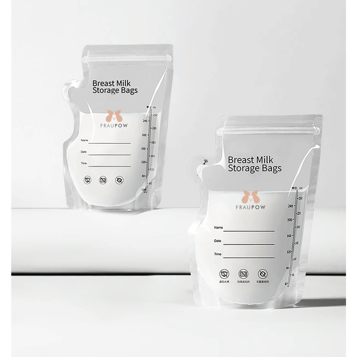 Fraupow Breast Milk Storage Bags | Pack of 30